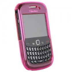 Blackberry Compatible Protective Shield - Dark Pink  BB8520COVDKPK-BL