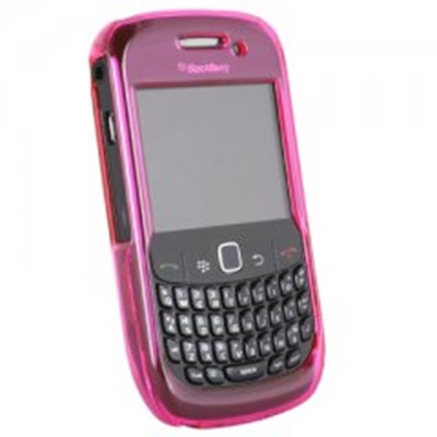 Blackberry Compatible Protective Shield - Dark Pink  BB8520COVDKPK