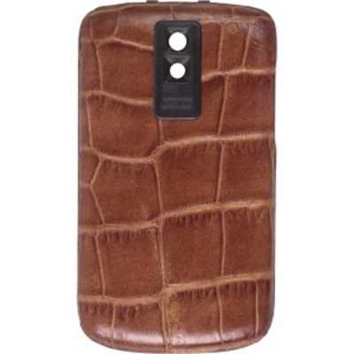 Blackberry Compatible Backpack Battery Door Leather- Brown  BB9000BP-BRC