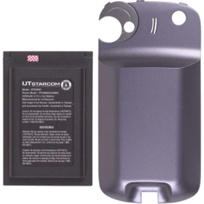 UTStarcom Original 2100 mAh Li-Ion Extended Battery and Door - Dark Silver   BTE6800S