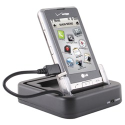 LG Compatible Cradle Desktop Dual Charger with Smart Charge  CRADLEDARE