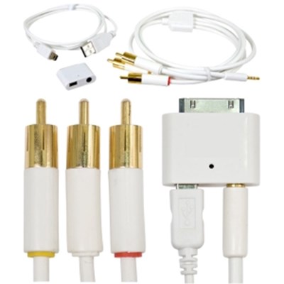 Apple Compatible AV Cables for iPhone/iPod  DGIPOD-296