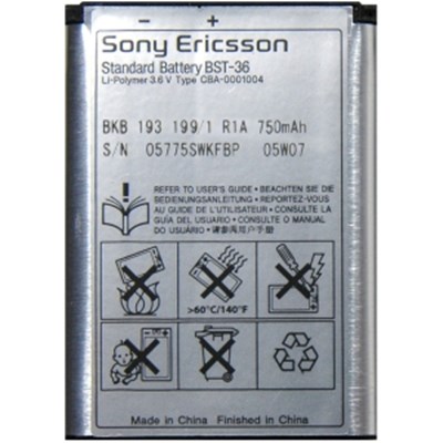 Sony Ericsson Original Standard Battery BST-36     DPY901524