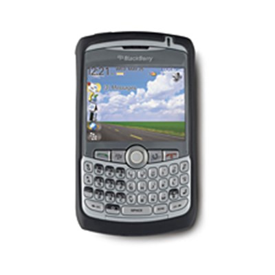 Blackberry Original Rubberized Skin Cover - Black   HDW-13840-007