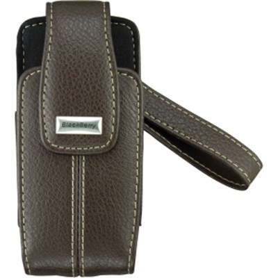 Blackberry Original Lambskin Leather Tote - Dark Brown with Gold Stitching  HDW-15996-002
