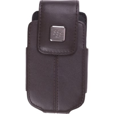 Blackberry Original Espresso Leather Swivel Holster  HDW-18955-002