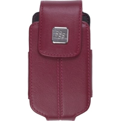 Blackberry Original Dark Red Leather Swivel Holster  HDW-18955-003