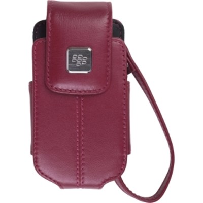 Blackberry Original Leather Tote with Removable Carrying Strap - Dark Red  HDW-18957-002