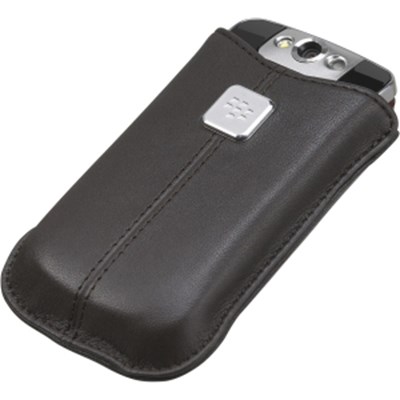 Black Leather Pocket Holster No Clip Blackberry Orignial Accessory HDW-18958-001