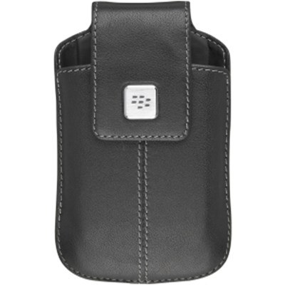 Blackberry Original Black Leather Swivel Holster  HDW-18960-001