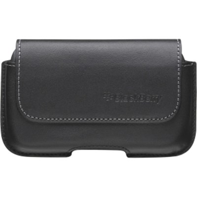 Blackberry Original Black Leather Horizontal pouch   HDW-19593-001