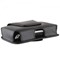 Premium Black Leather Pouch  HORMD Image 2
