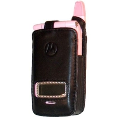 Motorola Original Fitted Leather Case with Swivel Clip   IDI8301