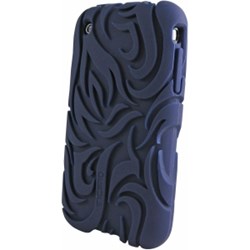 Apple Compatible Incipio Tribal dermaSHOT silicone case - Navy Blue  ILAB-103