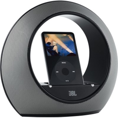 Apple Compatible JBL Radial Micro Performance LoudSpeaker Dock - Black    JBLRADMICBLK