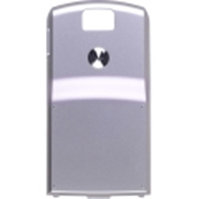 Motorola Original Extra Capacity Battery Door - Silver   KAHN4028