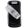 Blackberry Compatible Solid Black Protective Shield with Swivel Belt Clip  KICKCOVBK Image 2