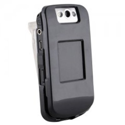 Blackberry Compatible Solid Black Protective Shield with Swivel Belt Clip  KICKCOVBK