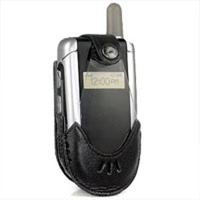 Motorola Compatible Krusell Multidapt Leather Case with Swivel Clip  KMOTV180