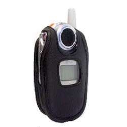 LG Compatible Standard Leather Case with Fixed Belt Clip   LC4700PR