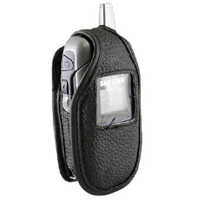 Samsung Compatible Standard Leather Case with Fixed Belt Clip   LC507PR