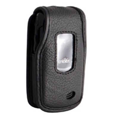 UTStarcom Compatible Standard Leather Case with Fixed Belt Clip and Wrist Strap    LCCDM7026PR