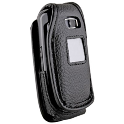 LG Compatible Leather Case with Fixed Belt Clip and Wrist Strap    LCCE110PR