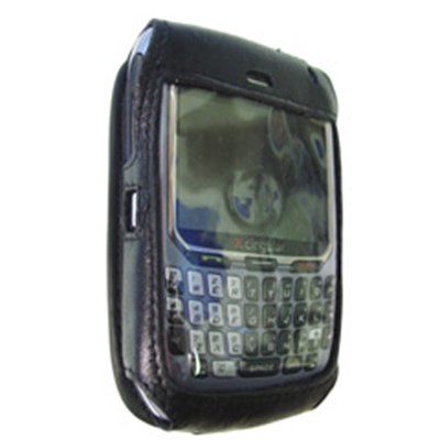 Blackberry Compatible Platinum Avanti Leather Case with Ratcheting Swivel Clip  LCGL8700