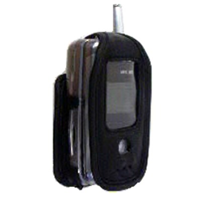 Audiovox Compatible Platinum Avanti Leather Case with Ratcheting Swivel Clip   LCGL8940
