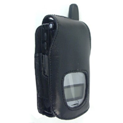 Nextel Compatible Platinum Avanti Leather Case with Swivel Clip   LCGLI830