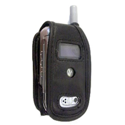 Motorola Compatible Platinum Avanti Leather Case with Ratcheting Swivel Clip  LCGLV810