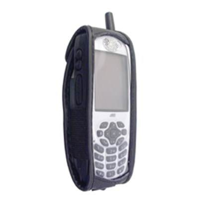 Nextel Compatible Standard Leather Case with Fixed Belt Clip   LCI605PR