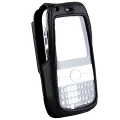 PalmOne Treo Compatible Infinity Padded Lambskin Case with Ratcheting Swivel Belt Clip    LCPADCENTRO