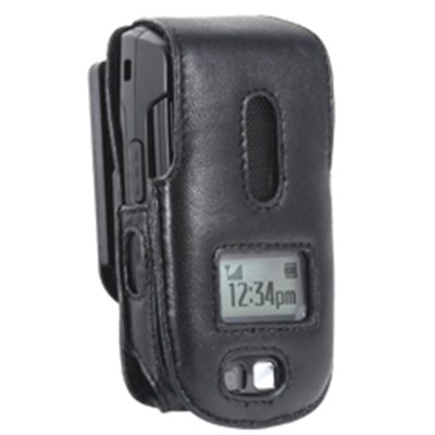 Sanyo Compatible Infinity Padded Lambskin Case with Ratcheting Swivel Belt Clip   LCPADSCP3200