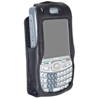 PalmOne Treo Compatible Infinity Padded Lambskin Case with Ratcheting Swivel Belt Clip    LCPADTR680