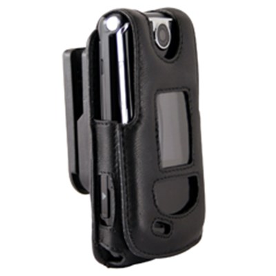 LG Compatible Infinity Padded Lambskin Case with Ratcheting Swivel Belt Clip   LCPADVX8600
