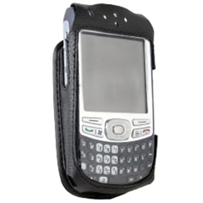 Palm Treo Compatible Leather Case with Standard Clip