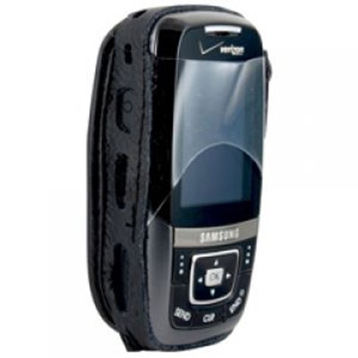 Samsung Compatible Leather Case with Standard Clip