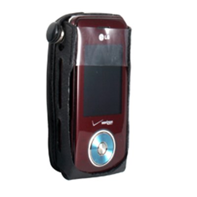 LG Compatible Leather Case with Swivel Belt Clip   LCVX8550PR