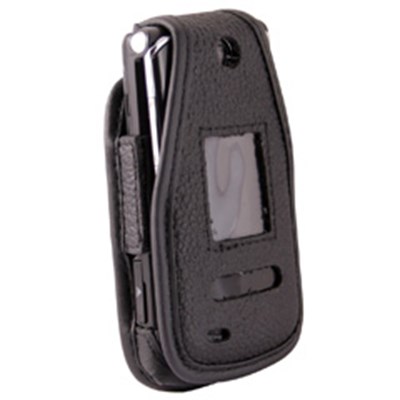 LG Compatible Standard Leather Case with Spring Loaded Belt Clip