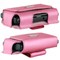 Mobile Glove Luxus Pink Leather Horizontal Case with Stationary Belt Clip and Loop  LUHG1PK Image 2