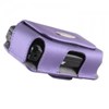 Mobile Glove Luxus Purple Satin Horizontal Case with Stationary Belt Clip and Loop  LUHRANTPU Image 2
