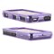 Samsung Compatible Transparent Purple Protective Shield With Swivel Belt Clip  M800COVPU Image 2