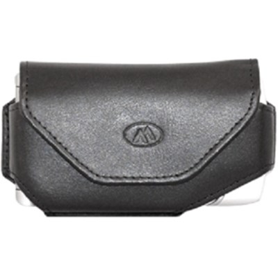 Motorola Compatible Milante Abruzzi Horizontal Leather Case - Black   MIL-320RLBABRUZZI