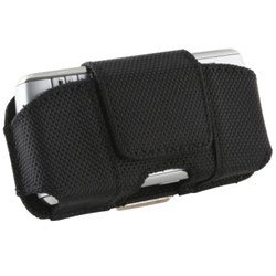 Medium Horizontal Nylon Pouch - Black  NYLMDBK