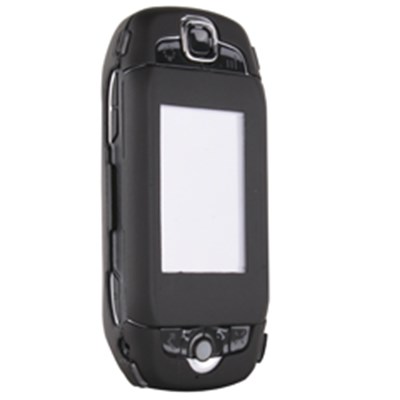 UTStarcom Compatible Rubberized Snap-On Cover with Swivel Belt Clip - Black    SIDE3RUBBK