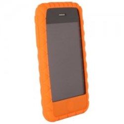Apple Compatible Textured Silicone Sleeve - Orange   SIL3GOR