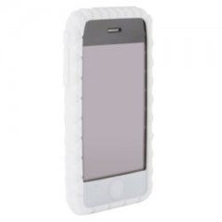 Apple Compatible Textured Silicone Sleeve - Solid White  SIL3GWH