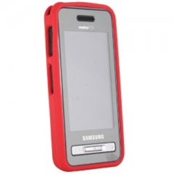 Samsung Compatible Silicone Sleeve - Red  SIL810RD
