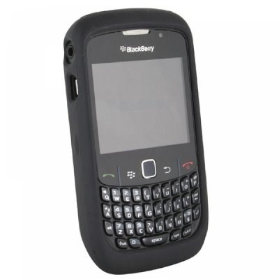 Blackberry Compatible Silicone Sleeve - Black  SILBB8520BK